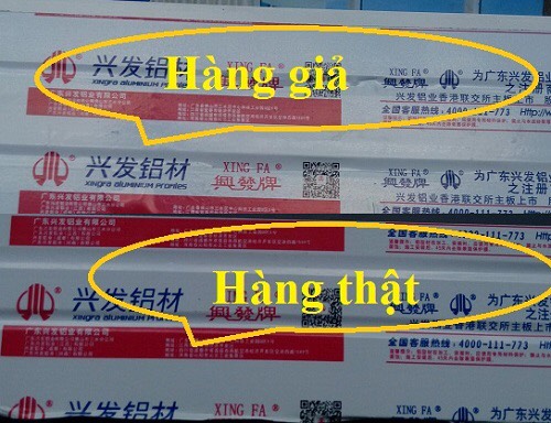 Phân Biệt Tem Xingfa Thật - Giả