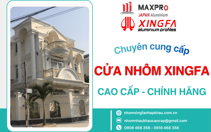 Top 5 lý do nên chọn cửa nhôm Xingfa cao cấp cho nhà phố, biệt thự