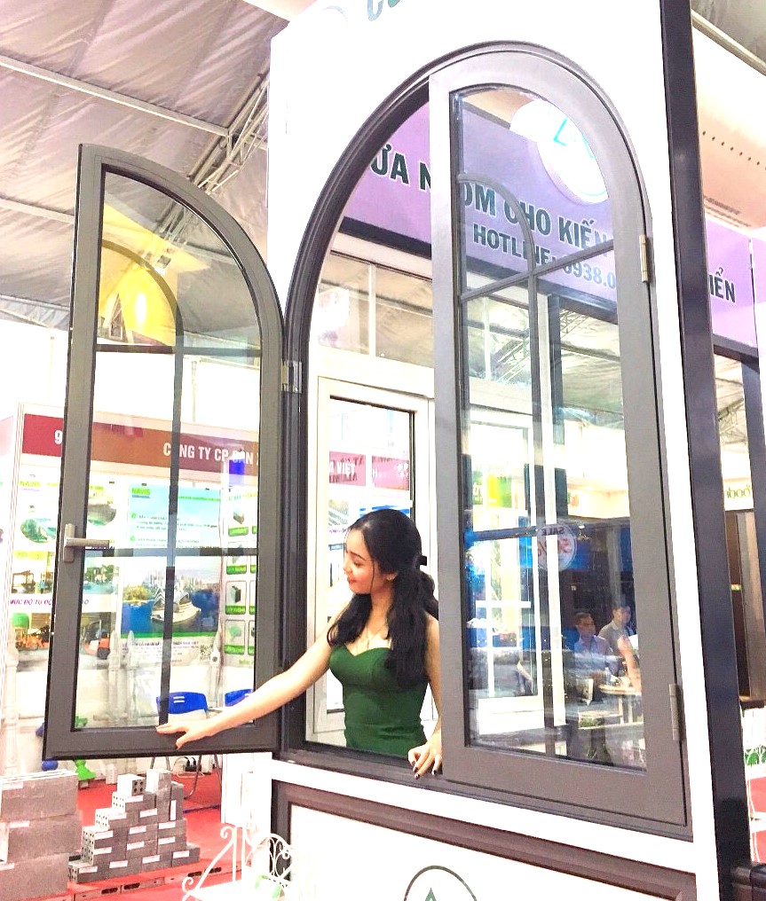 CỬA SỔ UỐN VÒM NHÔM MAXPRO CAO CẤP